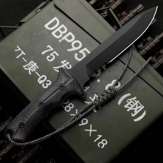 ノバ 12'' New CPM-magnacut Blade Linen Handle Tactics Survival