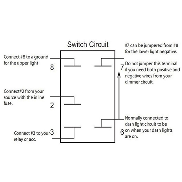 8 Pin Rocker Switch Wiring Diagram from www.tupianku.com