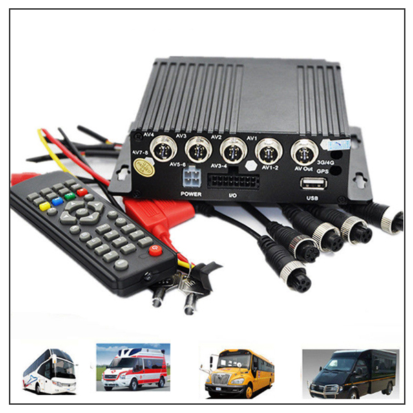 Mini 4CH Car Vehicle AHD Mobile DVR Realtime Video//Audio Recorder SD Card Remote