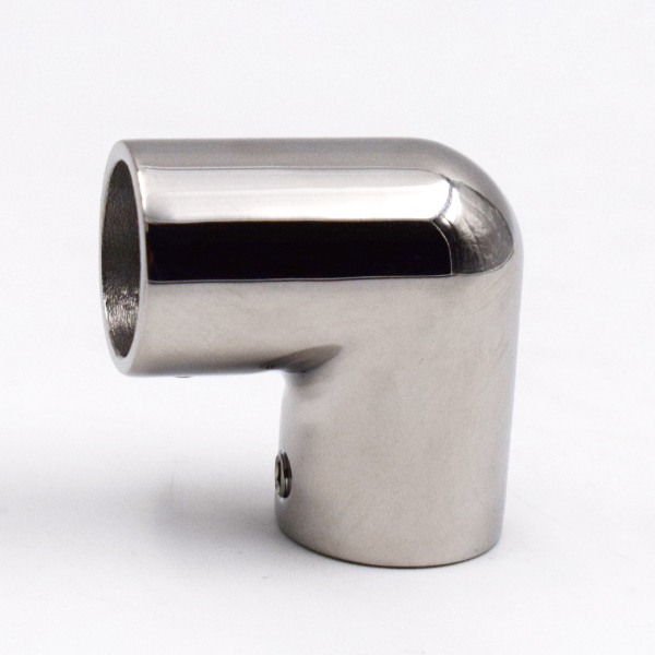 1X Hand Rail Fitting 90 Degree 7//8/" Rectangular Base Everlasting 316 Stainless