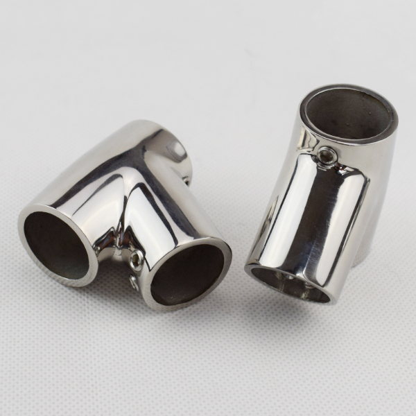 4pcs Marine Stainless Steel Boat Yacht Handrail Fitting 3 Way Tee 7//8/" Tube