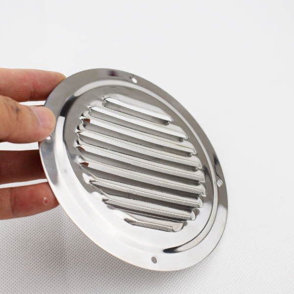 STAINLESS STEEL BOAT VENT LOUVERED VENTILATOR VENT NEW 9/" X 5/" CABIN ENGINE ETC