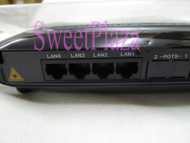 ZTE ZXA10 F600 GPON ONU black with 4FE ports SC/APC green