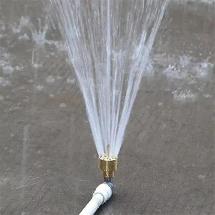 Messing Sprühdüse Für Garten Und Teich – Verstellbarer Springbrunnenkopf, 2,5 Cm Anschluss
